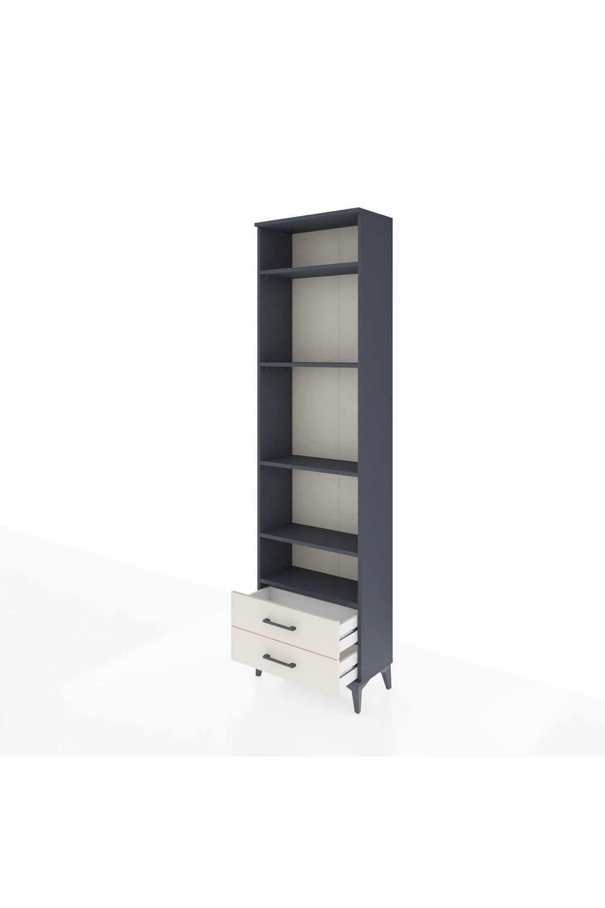 Arges Dolap 5 Raflı 2 Çekmeceli 60x30x221 - S29M045V4A