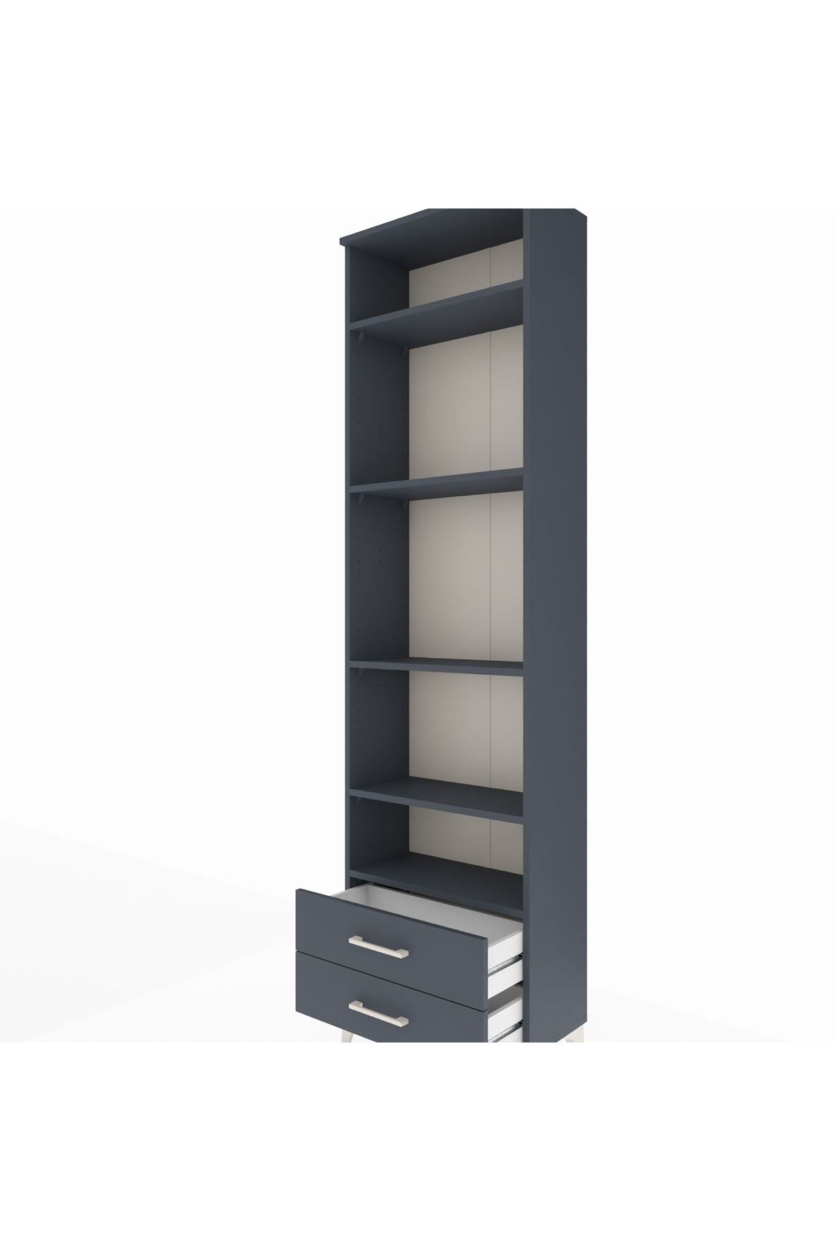Arges Dolap 5 Raflı 2 Çekmeceli 60x30x221 - S29M045V5A