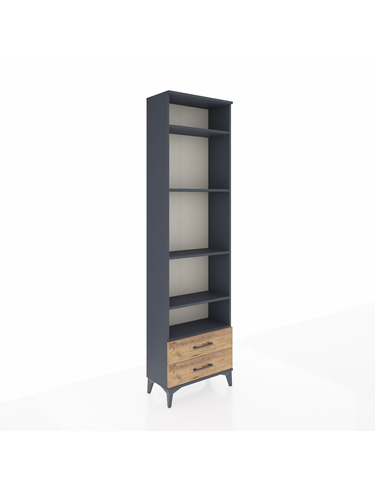 Arges Dolap 5 Raflı 2 Çekmeceli 60x30x221 - S29M045V6A