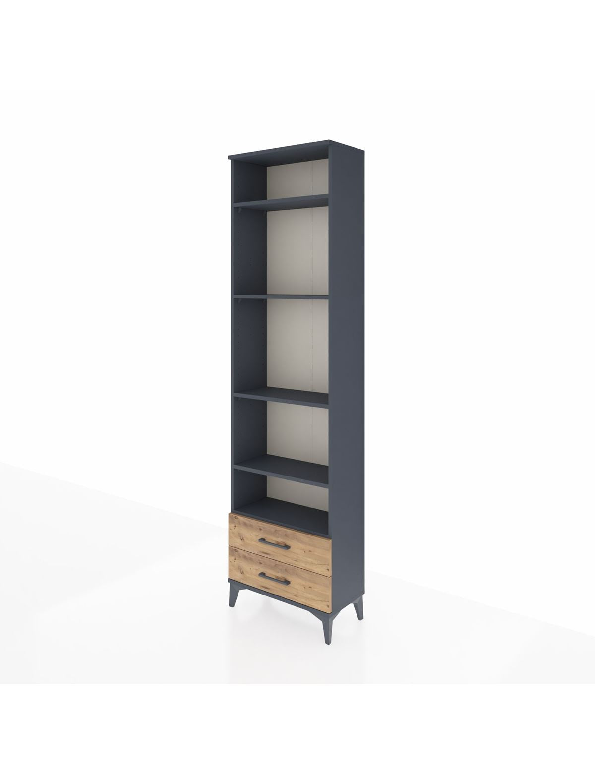 Arges Dolap 5 Raflı 2 Çekmeceli 60x30x221 - S29M045V6A