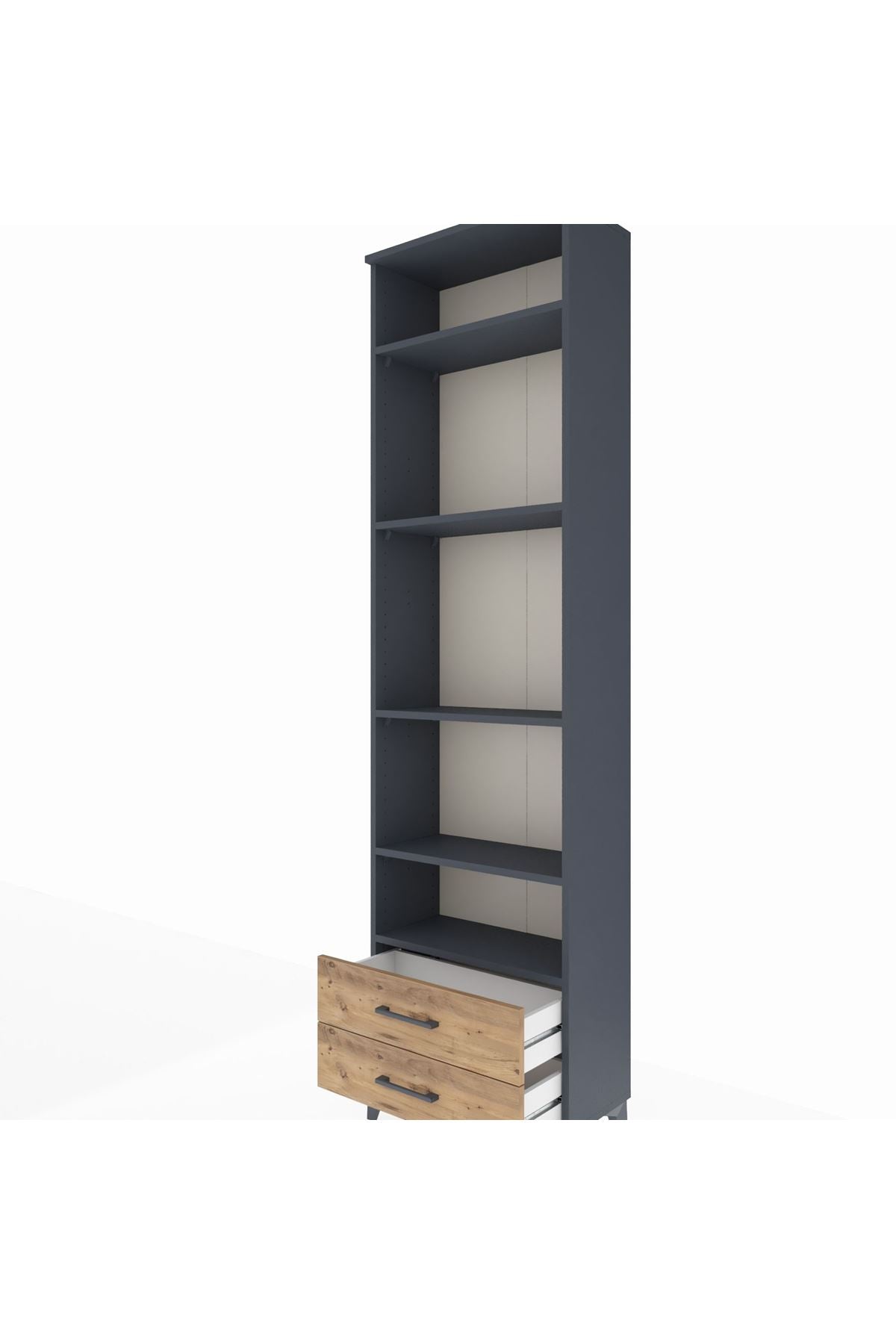 Arges Dolap 5 Raflı 2 Çekmeceli 60x30x221 - S29M045V6A