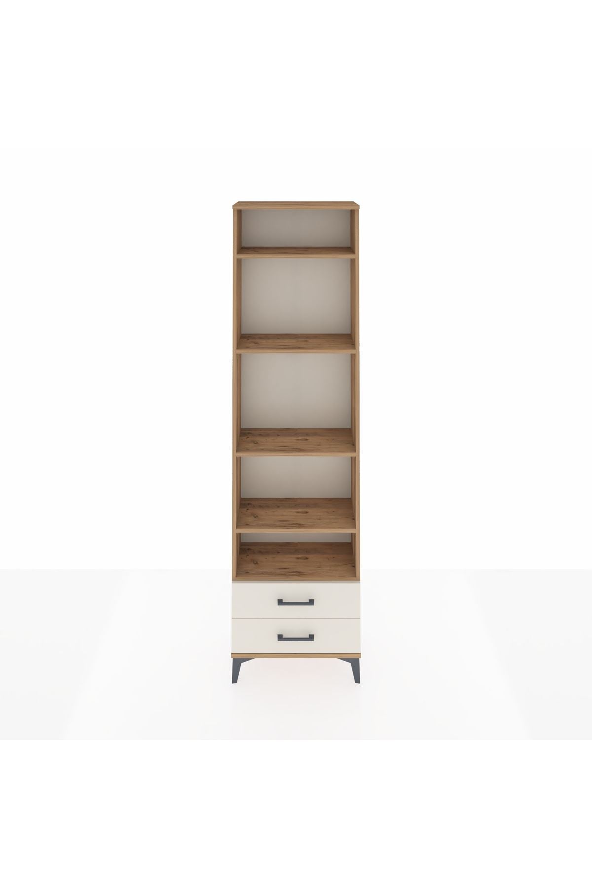 Arges Dolap 5 Raflı 2 Çekmeceli 60x30x221 - S29M045V7A