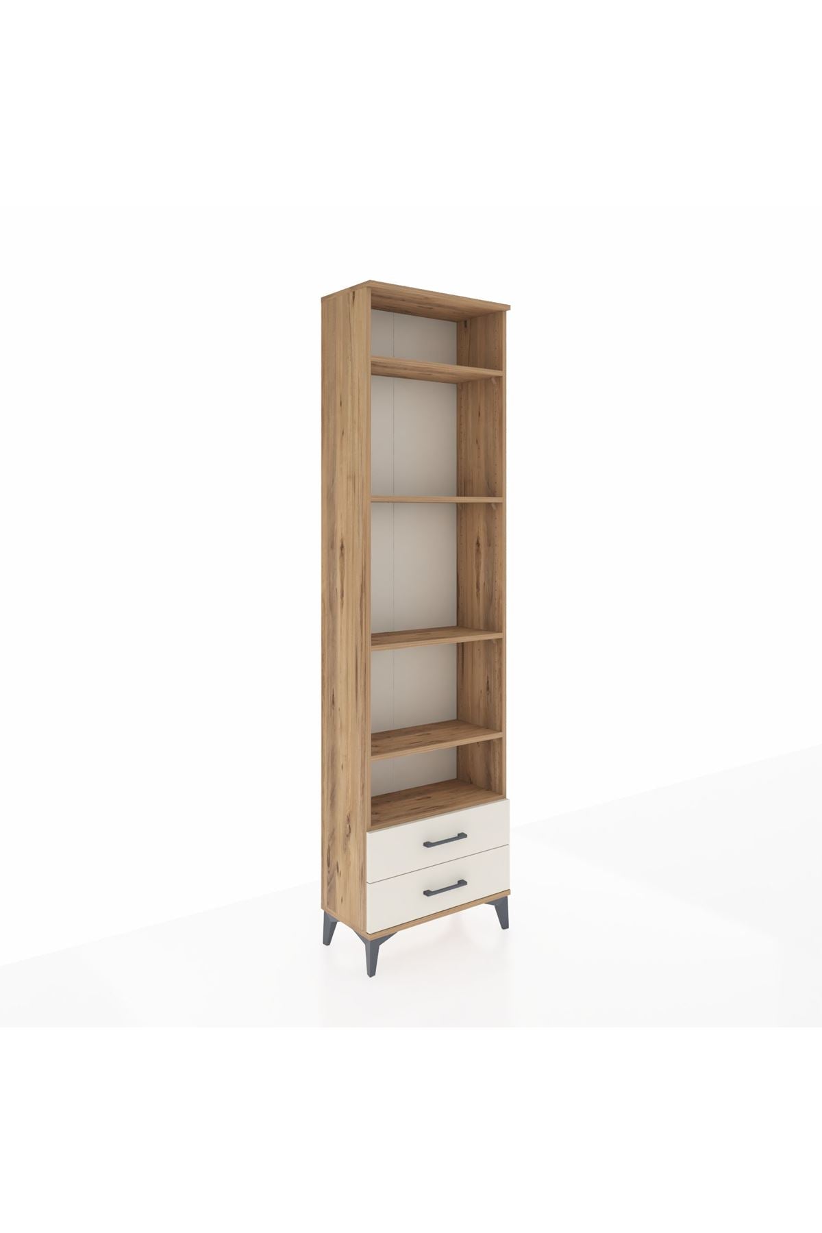 Arges Dolap 5 Raflı 2 Çekmeceli 60x30x221 - S29M045V7A