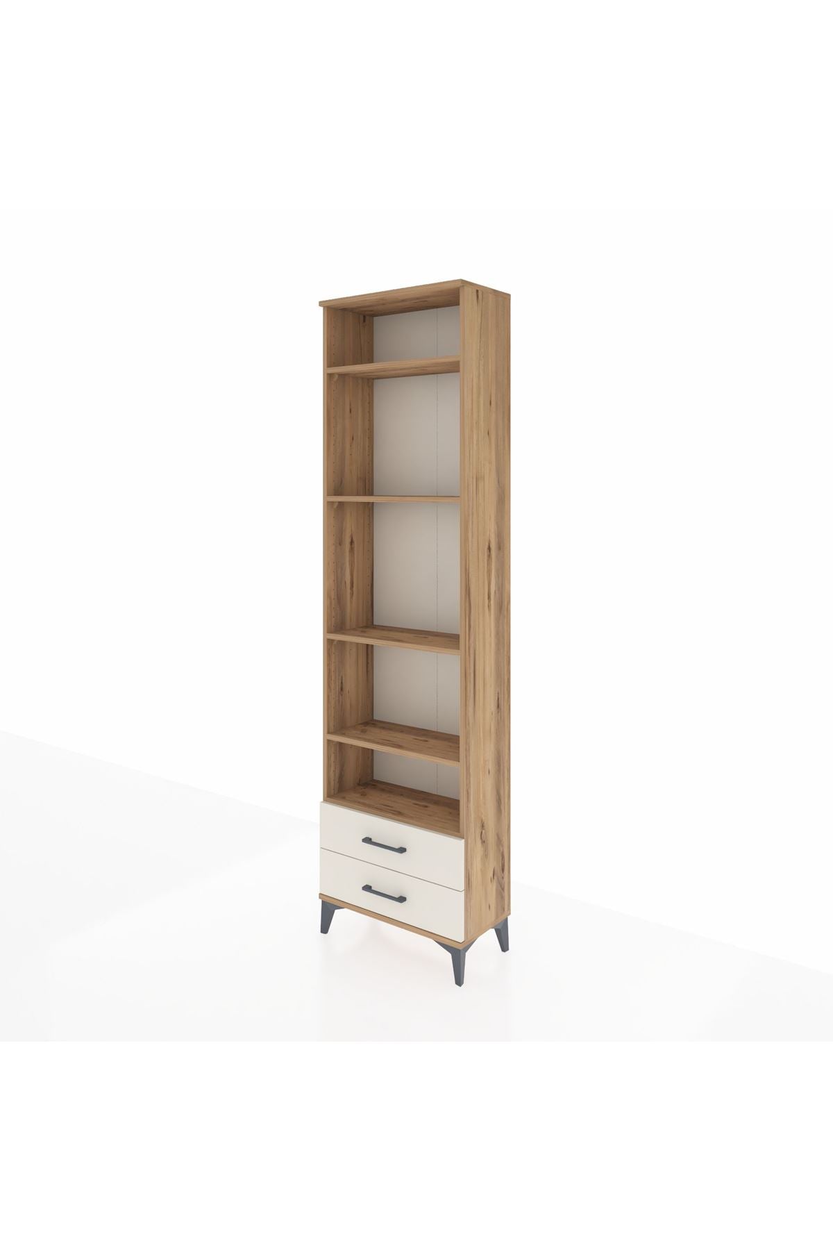 Arges Dolap 5 Raflı 2 Çekmeceli 60x30x221 - S29M045V7A