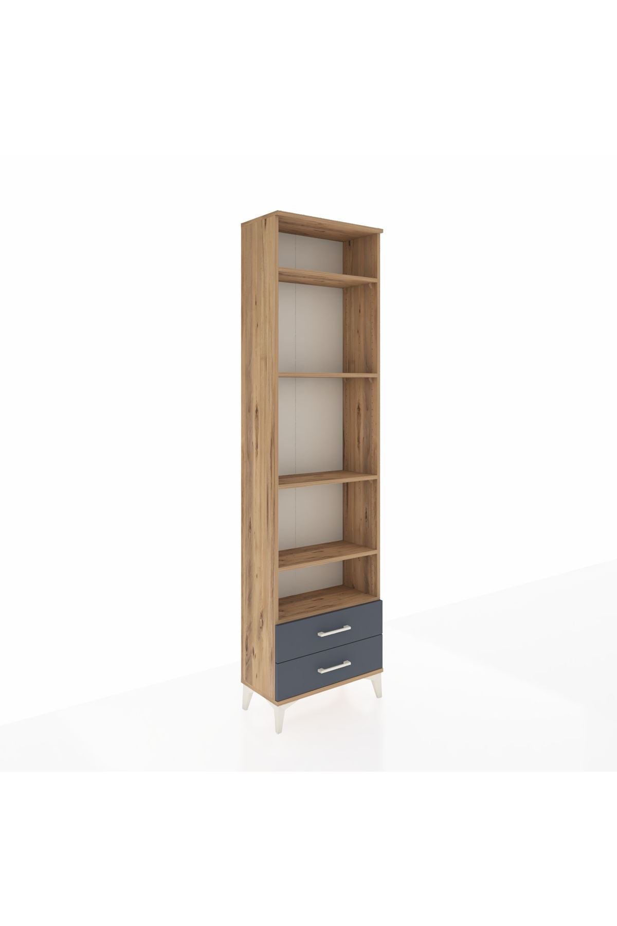 Arges Dolap 5 Raflı 2 Çekmeceli 60x30x221 - S29M045V8A