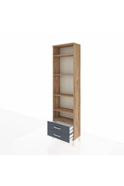 Arges Dolap 5 Raflı 2 Çekmeceli 60x30x221 - S29M045V8A
