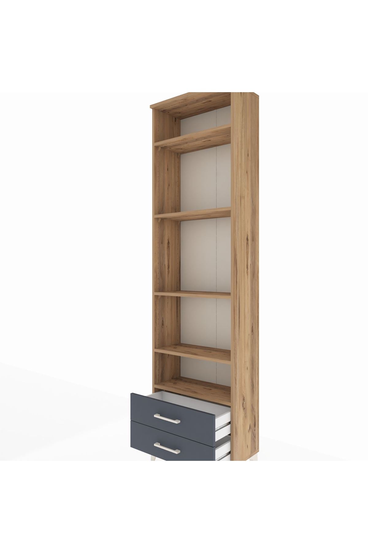Arges Dolap 5 Raflı 2 Çekmeceli 60x30x221 - S29M045V8A