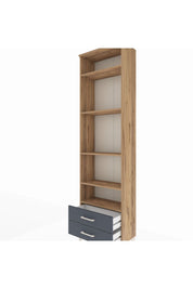 Arges Dolap 5 Raflı 2 Çekmeceli 60x30x221 - S29M045V8A