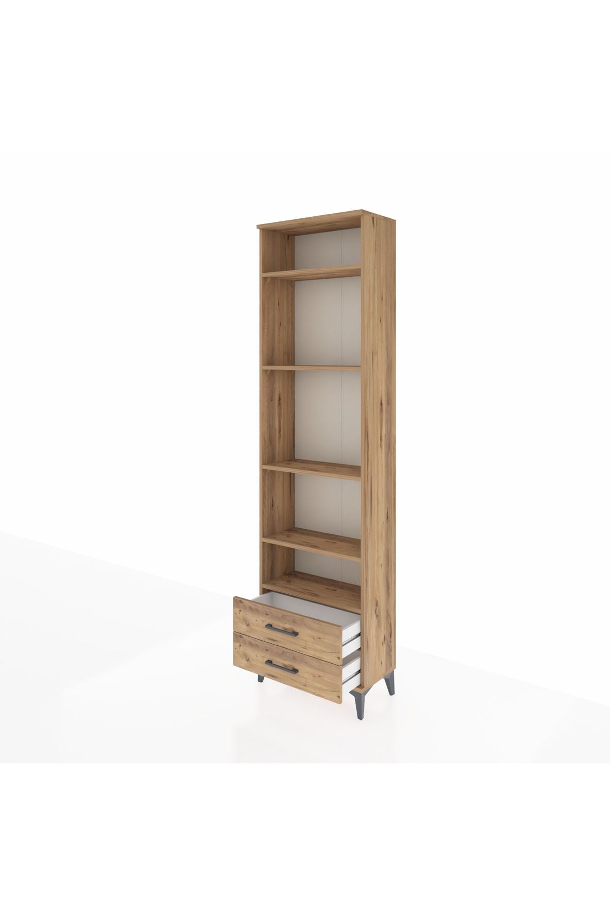 Arges Dolap 5 Raflı 2 Çekmeceli 60x30x221 - S29M045V9A