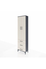 Arges Dolap 2 Raflı 3 Çekmeceli Tek Askılı 60x30x221 - S29M046V4A