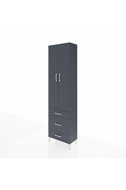 Arges Dolap 2 Raflı 3 Çekmeceli Tek Askılı 60x30x221 - S29M046V5A