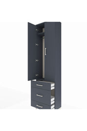 Arges Dolap 2 Raflı 3 Çekmeceli Tek Askılı 60x30x221 - S29M046V5A