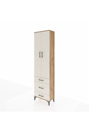 Arges Dolap 2 Raflı 3 Çekmeceli Tek Askılı 60x30x221 - S29M046V7A