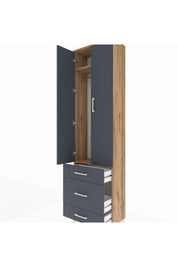 Arges Dolap 2 Raflı 3 Çekmeceli Tek Askılı 60x30x221 - S29M046V8A