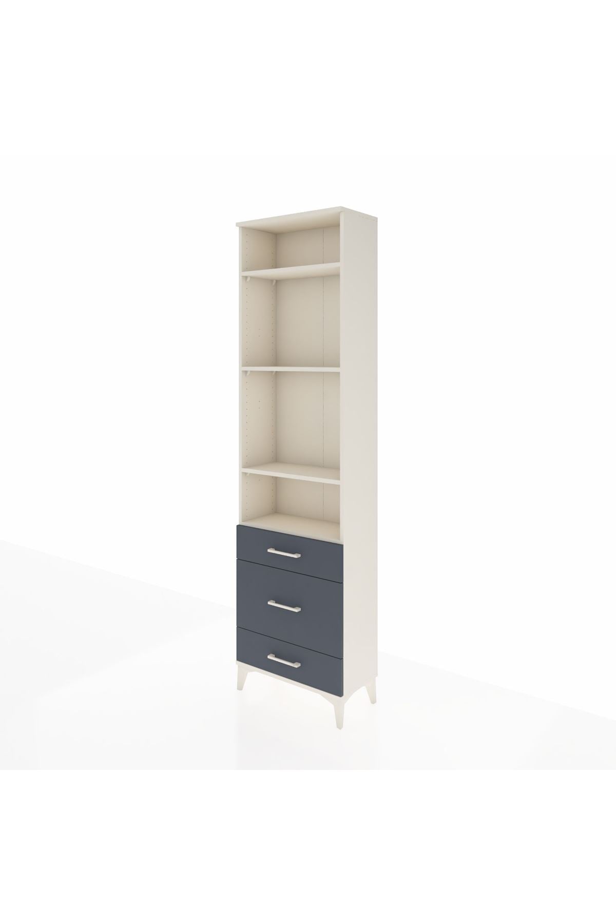 Arges Dolap 4 Raflı 3 Çekmeceli 60x30x221 - S29M048V2A