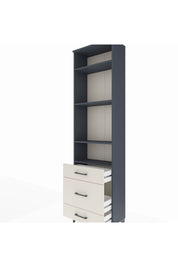 Arges Dolap 4 Raflı 3 Çekmeceli 60x30x221 - S29M048V4A