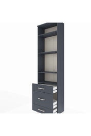 Arges Dolap 4 Raflı 3 Çekmeceli 60x30x221 - S29M048V5A