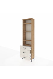 Arges Dolap 4 Raflı 3 Çekmeceli 60x30x221 - S29M048V7A
