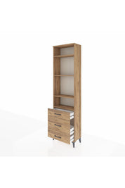 Arges Dolap 4 Raflı 3 Çekmeceli 60x30x221 - S29M048V9A