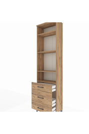 Arges Dolap 4 Raflı 3 Çekmeceli 60x30x221 - S29M048V9A