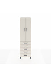 Arges Dolap 2 Raflı 5 Çekmeceli Tek Askılı 60x30x221 - S29M055V1A