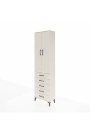 Arges Dolap 2 Raflı 5 Çekmeceli Tek Askılı 60x30x221 - S29M055V1A