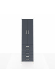 Arges Dolap 2 Raflı 5 Çekmeceli Tek Askılı 60x30x221 - S29M055V5A