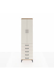 Arges Dolap 2 Raflı 5 Çekmeceli Tek Askılı 60x30x221 - S29M055V7A