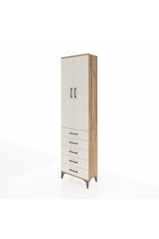 Arges Dolap 2 Raflı 5 Çekmeceli Tek Askılı 60x30x221 - S29M055V7A