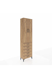 Arges Dolap 2 Raflı 5 Çekmeceli Tek Askılı 60x30x221 - S29M055V9A