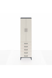 Arges Dolap 3 Raflı 5 Çekmeceli 2 Kapaklı 60x30x221 - S29M056V4A