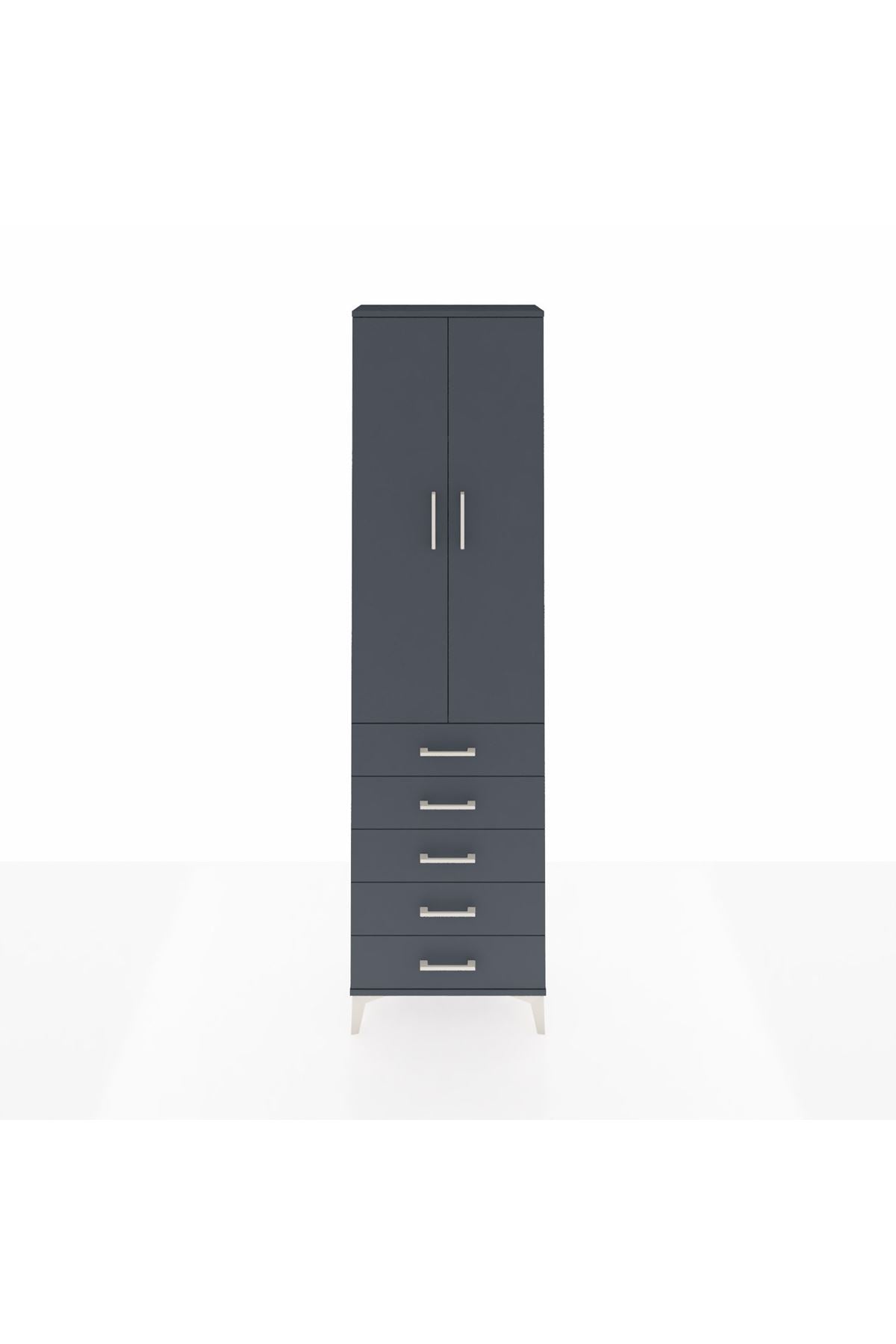 Arges Dolap 3 Raflı 5 Çekmeceli 2 Kapaklı 60x30x221 - S29M056V5A