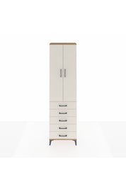Arges Dolap 3 Raflı 5 Çekmeceli 2 Kapaklı 60x30x221 - S29M056V7A
