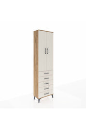 Arges Dolap 3 Raflı 5 Çekmeceli 2 Kapaklı 60x30x221 - S29M056V7A