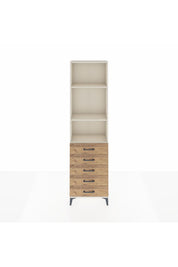 Arges Dolap 3 Raflı 5 Çekmeceli 60x30x221 - S29M057V3A