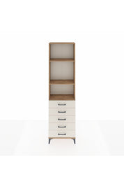 Arges Dolap 3 Raflı 5 Çekmeceli 60x30x221 - S29M057V7A