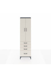 Arges Dolap 2 Raflı 4 Çekmeceli Tek Askılı 60x30x221 - S29M058V4A