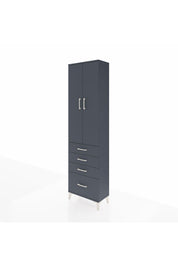 Arges Dolap 2 Raflı 4 Çekmeceli Tek Askılı 60x30x221 - S29M058V5A