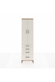 Arges Dolap 2 Raflı 4 Çekmeceli Tek Askılı 60x30x221 - S29M058V7A