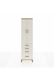 Arges Dolap 3 Raflı 4 Çekmeceli 2 Kapaklı 60x30x221 - S29M059V7A