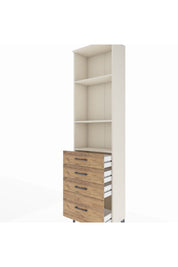 Arges Dolap 3 Raflı 4 Çekmeceli 60x30x221 - S29M060V3A