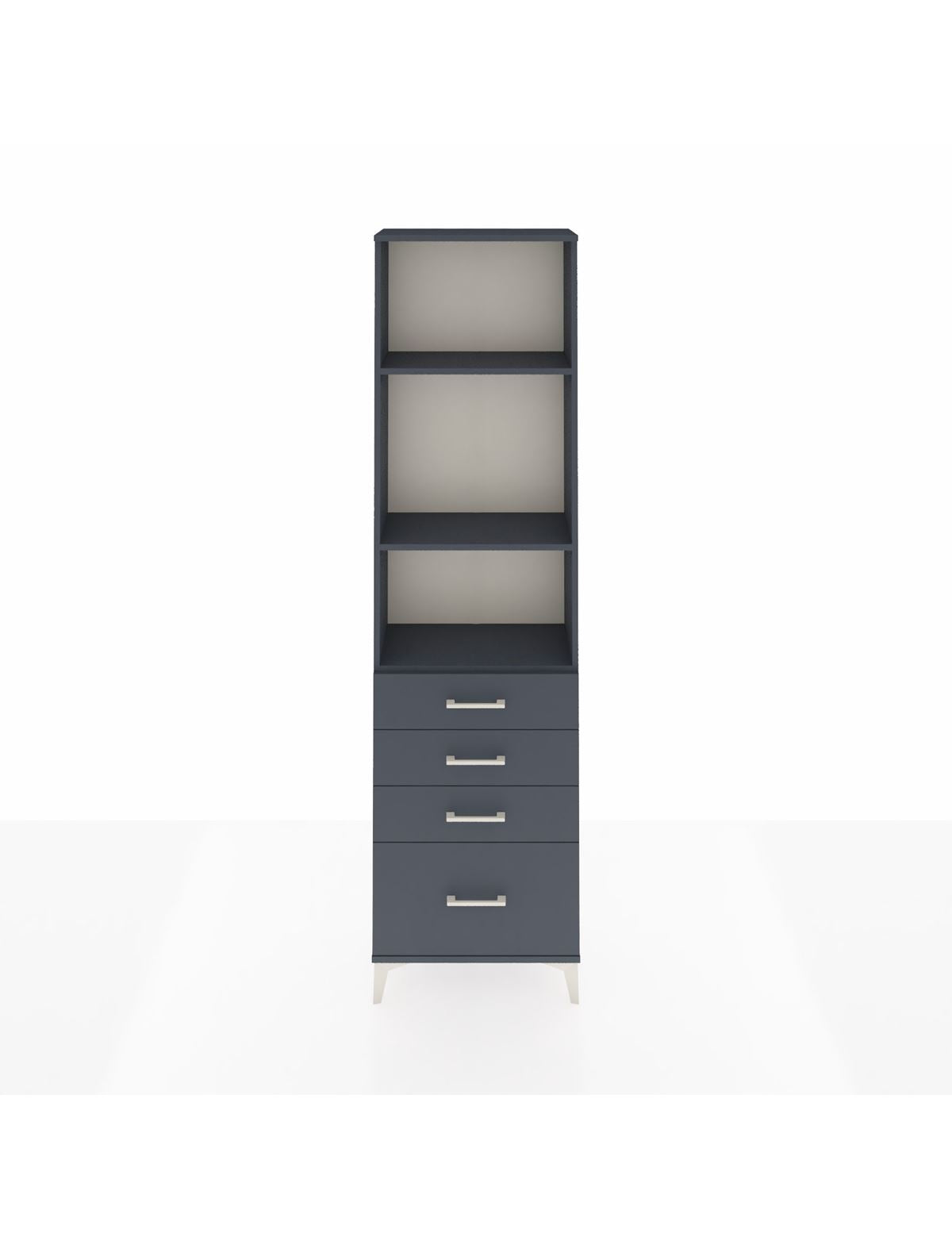 Arges Dolap 3 Raflı 4 Çekmeceli 60x30x221 - S29M060V5A