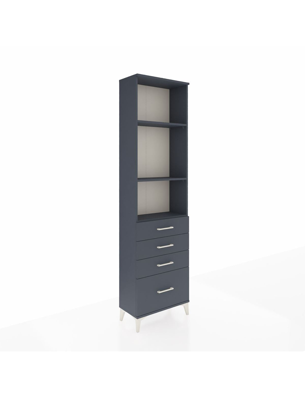 Arges Dolap 3 Raflı 4 Çekmeceli 60x30x221 - S29M060V5A