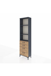 Arges Dolap 3 Raflı 4 Çekmeceli 60x30x221 - S29M060V6A