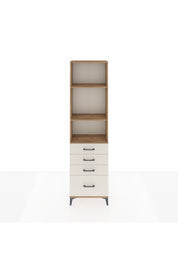 Arges Dolap 3 Raflı 4 Çekmeceli 60x30x221 - S29M060V7A