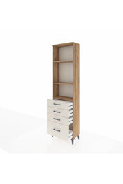 Arges Dolap 3 Raflı 4 Çekmeceli 60x30x221 - S29M060V7A