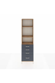 Arges Dolap 3 Raflı 4 Çekmeceli 60x30x221 - S29M060V8A