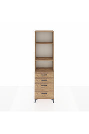 Arges Dolap 3 Raflı 4 Çekmeceli 60x30x221 - S29M060V9A