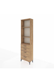 Arges Dolap 3 Raflı 4 Çekmeceli 60x30x221 - S29M060V9A