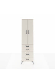 Arges Dolap 2 Raflı 4 Çekmeceli Tek Askılı 60x30x221 - S29M061V1A